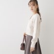 クチュールブローチ(Couture Brooch)の【上品な着こなしが叶う】ツイード風ニットジャケットカーディガン4