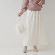 クチュールブローチ(Couture Brooch)のチュールレースベロアナロースカート アイボリー(004)