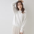 クチュールブローチ(Couture Brooch)の【きらきら感でオトナ可愛い】スパンコールフェザー前後2WAYニット5