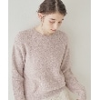 クチュールブローチ(Couture Brooch)の【きらきら感でオトナ可愛い】スパンコールフェザー前後2WAYニット43