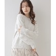 クチュールブローチ(Couture Brooch)の【きらきら感でオトナ可愛い】スパンコールフェザー前後2WAYニット4