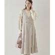 クチュールブローチ(Couture Brooch)の【大人レディな華やぎジャンスカ】スエード調ダンボールデザインジャンスカ9