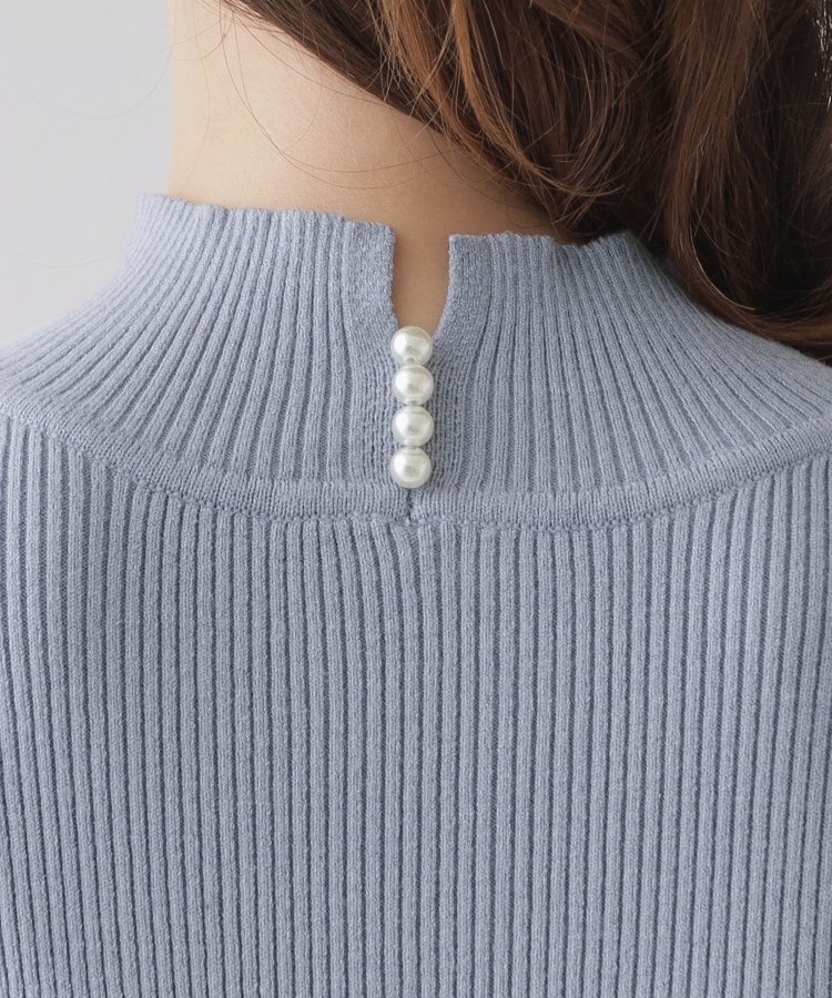 クチュールブローチ(Couture Brooch)の【プチプラ・フェミニンもカジュアルも】サステナブル　バックパール調プチフリルリブ67