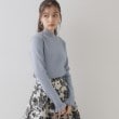 クチュールブローチ(Couture Brooch)の【プチプラ・フェミニンもカジュアルも】サステナブル　バックパール調プチフリルリブ46