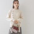クチュールブローチ(Couture Brooch)の【可愛く着映える主役級ニット】リボンケーブルニット4