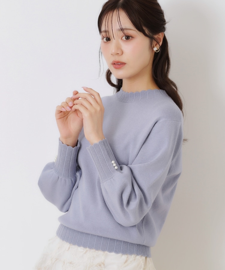 クチュールブローチ(Couture Brooch)の【プチプラ・もちもちな肌触り】スカラリブデザインパフニット56
