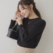クチュールブローチ(Couture Brooch)の【プチプラ・もちもちな肌触り】スカラリブデザインパフニット21