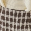 クチュールブローチ(Couture Brooch)の【オトナ女子の垢抜け膝丈スカート】モールチェックツイードナロースカート34