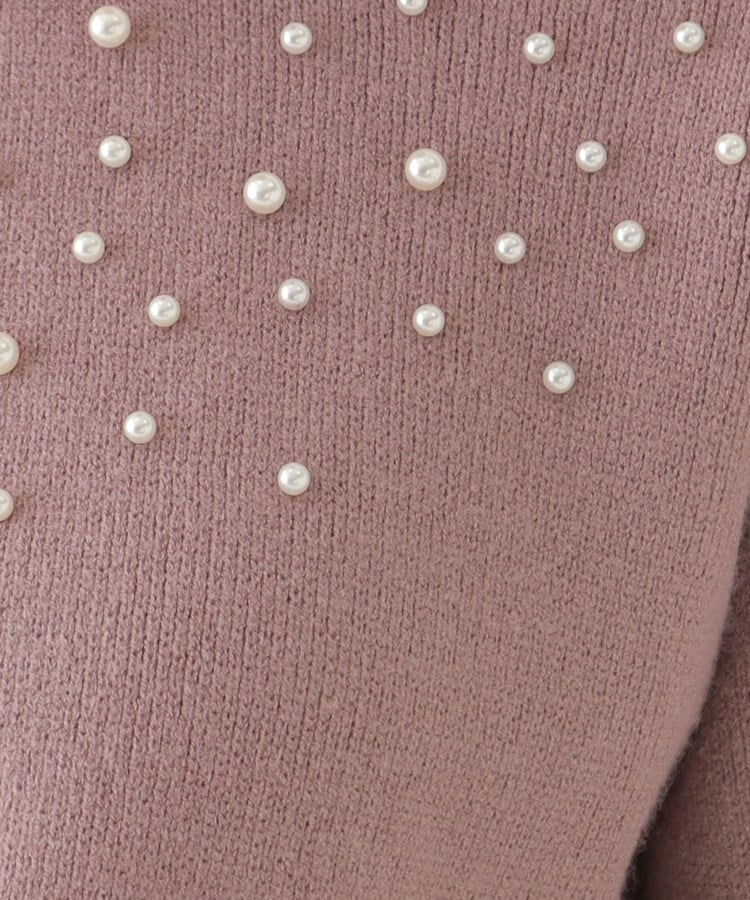 クチュールブローチ(Couture Brooch)の【顔まわりが華やか】パール調デコニット60