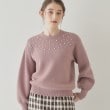 クチュールブローチ(Couture Brooch)の【顔まわりが華やか】パール調デコニット42