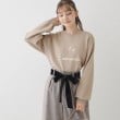 クチュールブローチ(Couture Brooch)の【目を惹くきらめきニット】ビジューロゴニット14