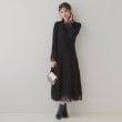 クチュールブローチ(Couture Brooch)の【優雅なレディワンピース】袖裾レースデザインニットワンピース16