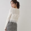 クチュールブローチ(Couture Brooch)の【オトナ仕上げのワントーンチュールニット】チュールドッキングリブニット7