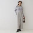 クチュールブローチ(Couture Brooch)の【オトナ仕上げのワントーンチュールニット】チュールドッキングリブニット12