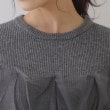 クチュールブローチ(Couture Brooch)の【オトナ仕上げのワントーンチュールニット】チュールドッキングリブニット40
