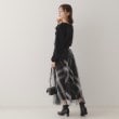 クチュールブローチ(Couture Brooch)の【上品な揺れ感・オトナ可愛いプリント】チェックチュールスカート3