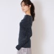 クチュールブローチ(Couture Brooch)のラメ混オフショルニットプルオーバー22
