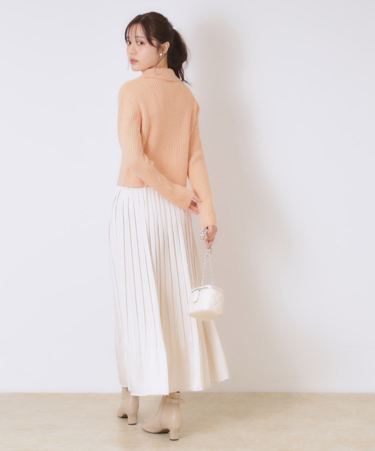 クチュールブローチ(Couture Brooch)の衿付きZIPカーディガン14