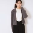 クチュールブローチ(Couture Brooch)の衿付きZIPカーディガン18