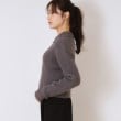 クチュールブローチ(Couture Brooch)の衿付きZIPカーディガン30
