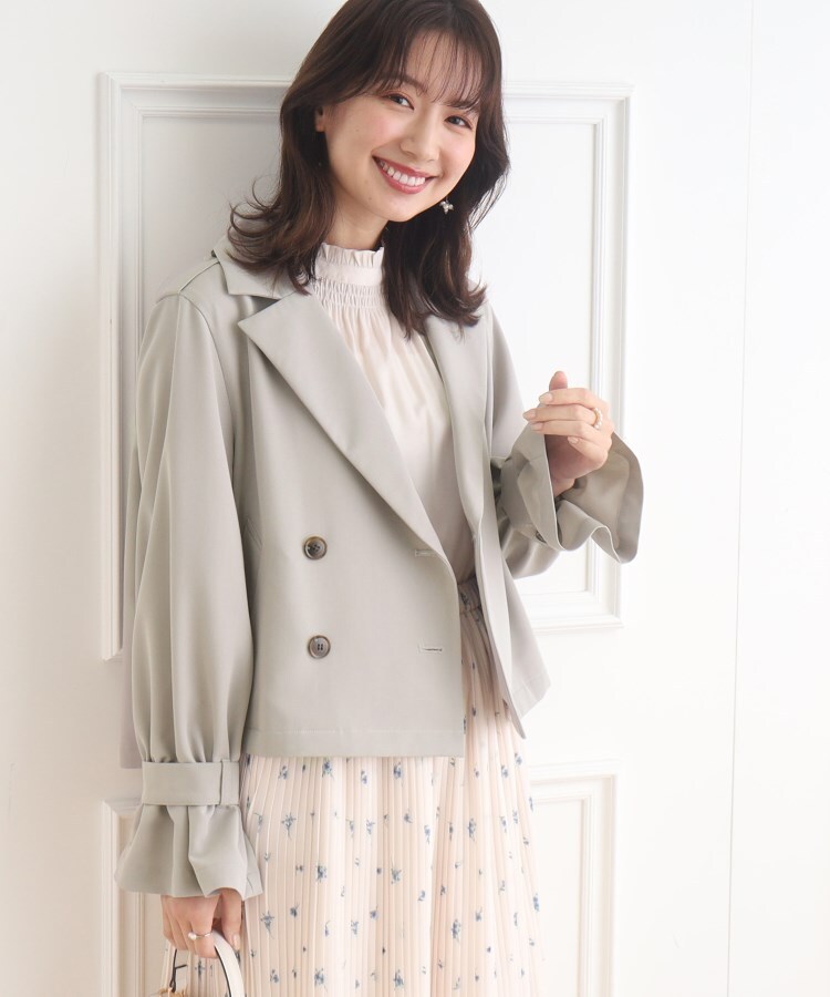 撥水】ショートトレンチコート(トレンチコート) | Couture 撥水】ショートトレンチコート(トレンチコート) | Couture