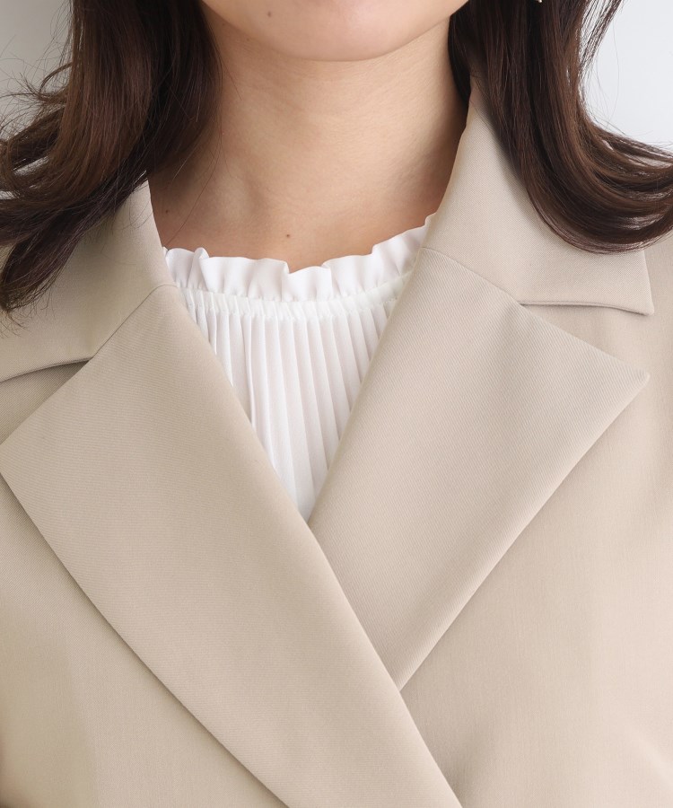 クチュールブローチ(Couture Brooch)の【撥水】ショートトレンチコート51