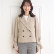 クチュールブローチ(Couture Brooch)の【撥水】ショートトレンチコート48