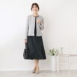 クチュールブローチ(Couture Brooch)の【セットアップ可能／セレモニーシーン／お仕事にも】パネル切替フレアワンピース14