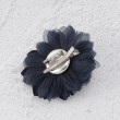 クチュールブローチ(Couture Brooch)のフェイクパール付ビジュー付フラワーコサージュ2