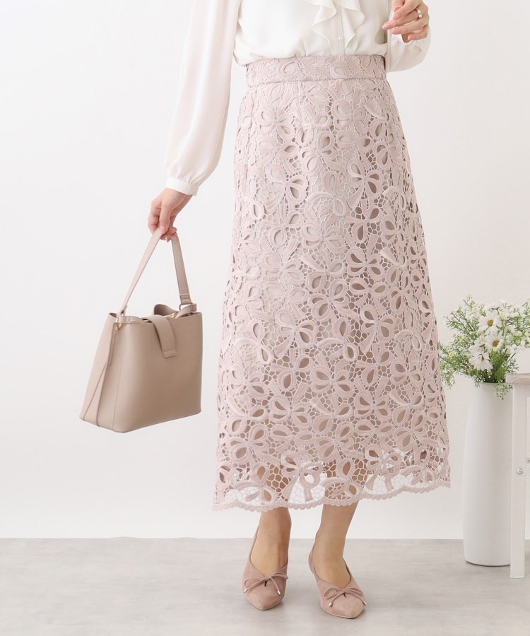 クチュールブローチ(Couture Brooch)のクチュールリボン ケミカルレーススカート