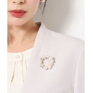 【ゴージャスに煌めく♪】CHANEL ブローチ パール サークル org.jpg