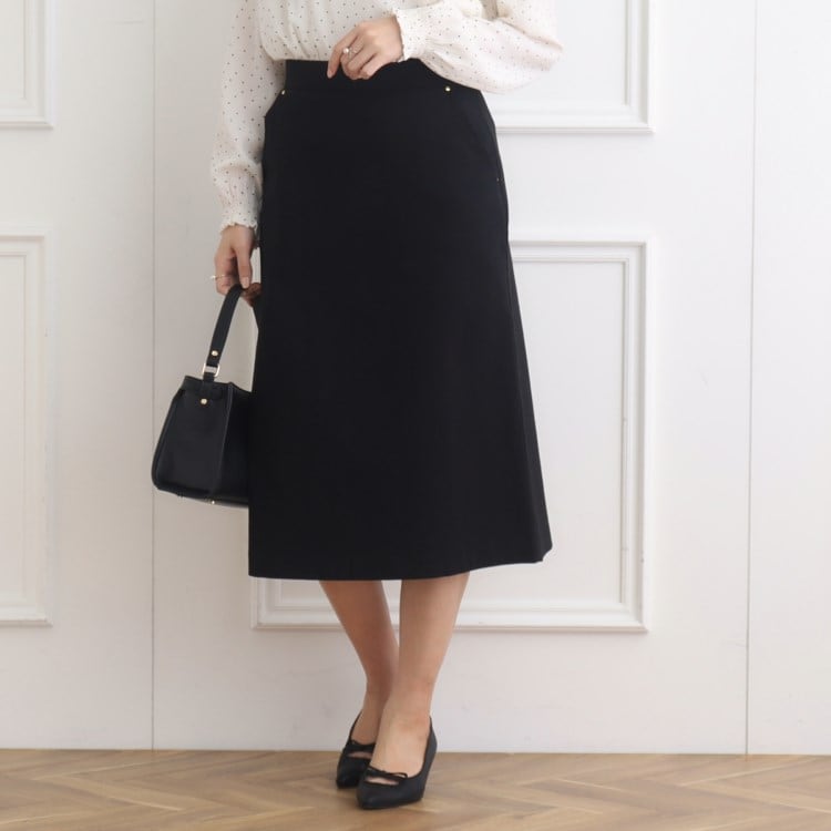 クチュールブローチ(Couture Brooch)のハイパーストレッチサス付タイトスカート ミモレスカート