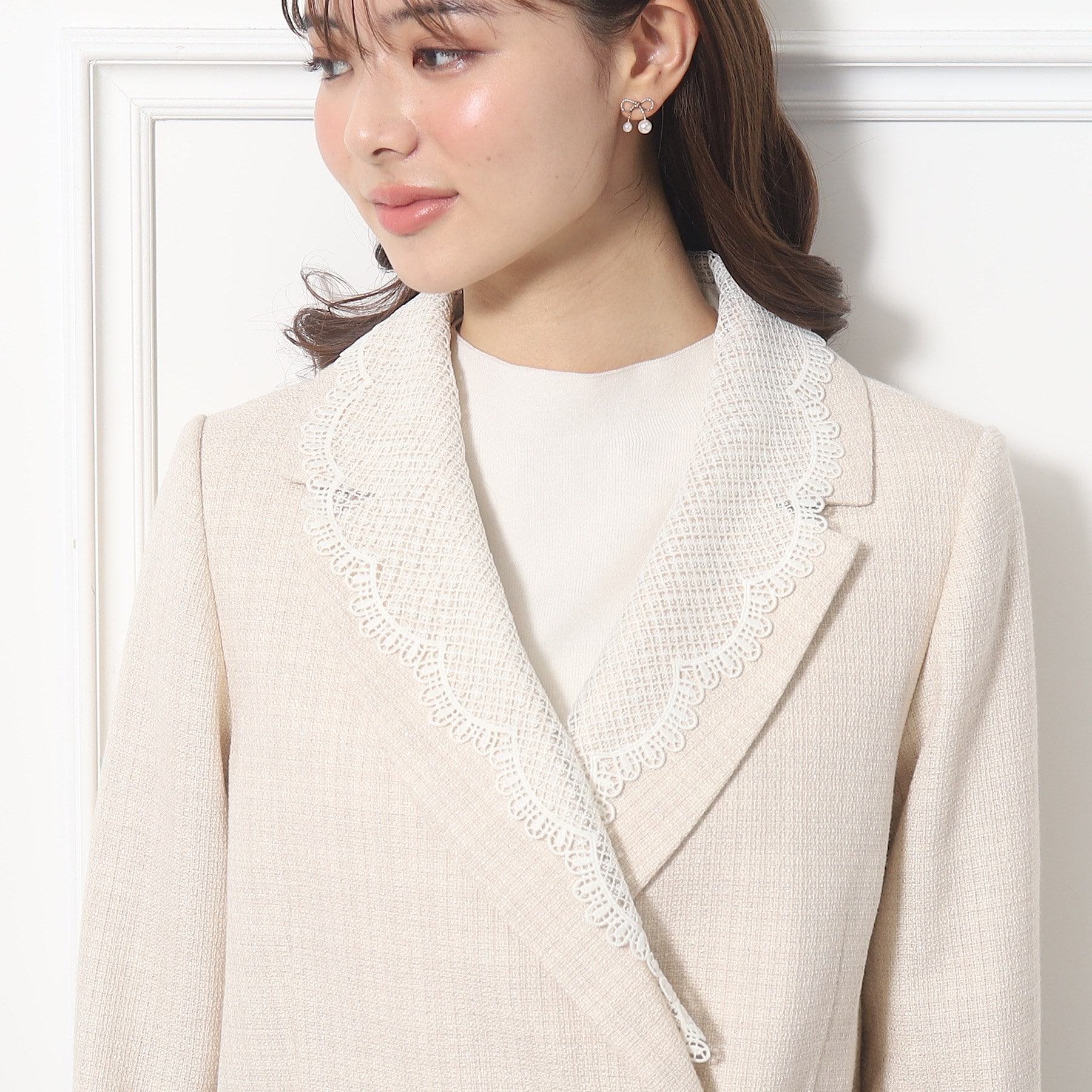 クチュールブローチ(Couture Brooch)のレース衿付きアソート ショートジャケット41