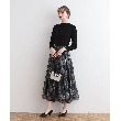 クチュールブローチ(Couture Brooch)の【上品華やかな着映えスカート】スプリングオーガンフルールスカート8