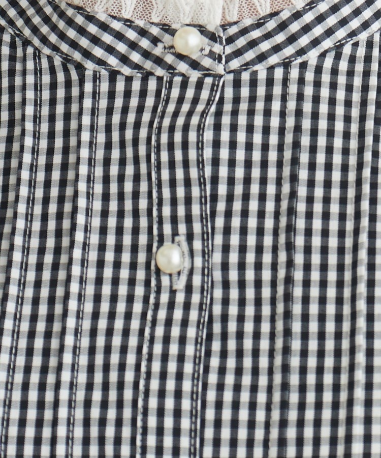 クチュールブローチ(Couture Brooch)の【選べるストライプorギンガムチェック】先染めピンタックシャツ35