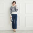 クチュールブローチ(Couture Brooch)のランダムボーダークルーネックニット12