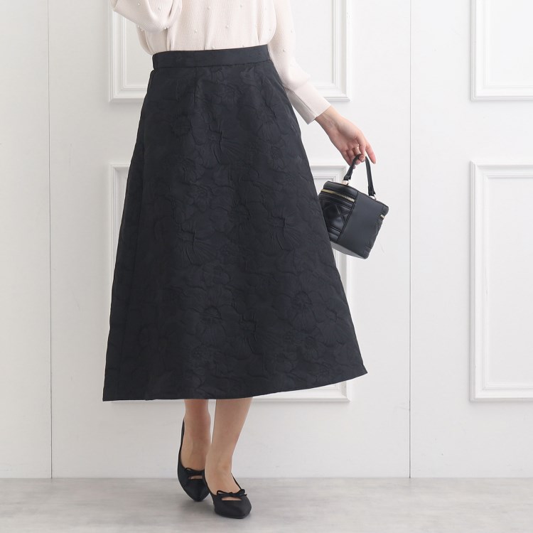 クチュールブローチ(Couture Brooch)のアソートフラワーJQスカート ミモレスカート