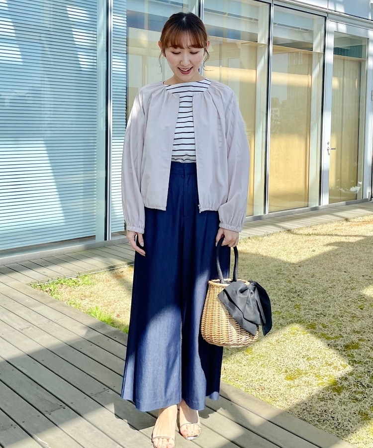 ロングシーズン対応!うす軽アウター】バックフリルシアー ロングシーズン対応!うす軽アウター】バックフリルシアー