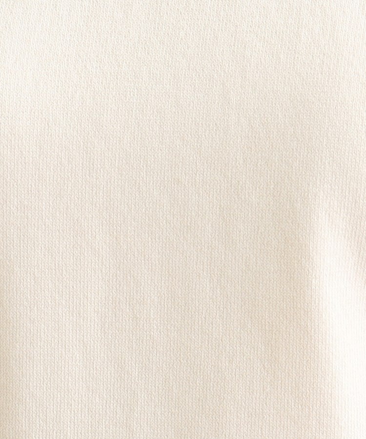 クチュールブローチ(Couture Brooch)の【接触冷感/UV/洗える】バックパール調デザイン 袖フレアニット49