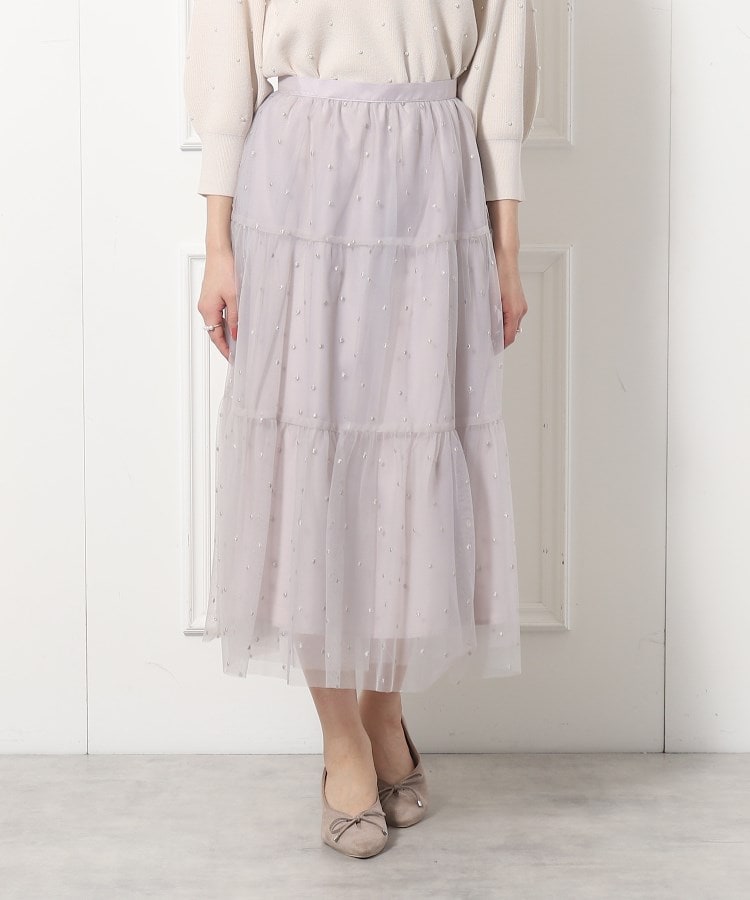 クチュールブローチ(Couture Brooch)のドットエンブロティアードスカート21