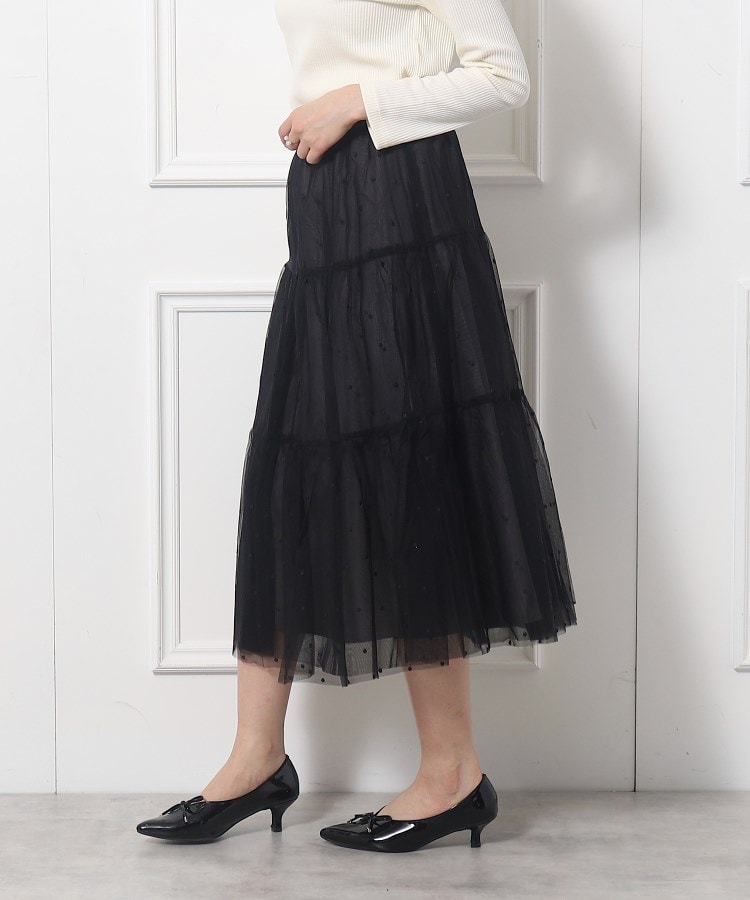 クチュールブローチ(Couture Brooch)のドットエンブロティアードスカート15