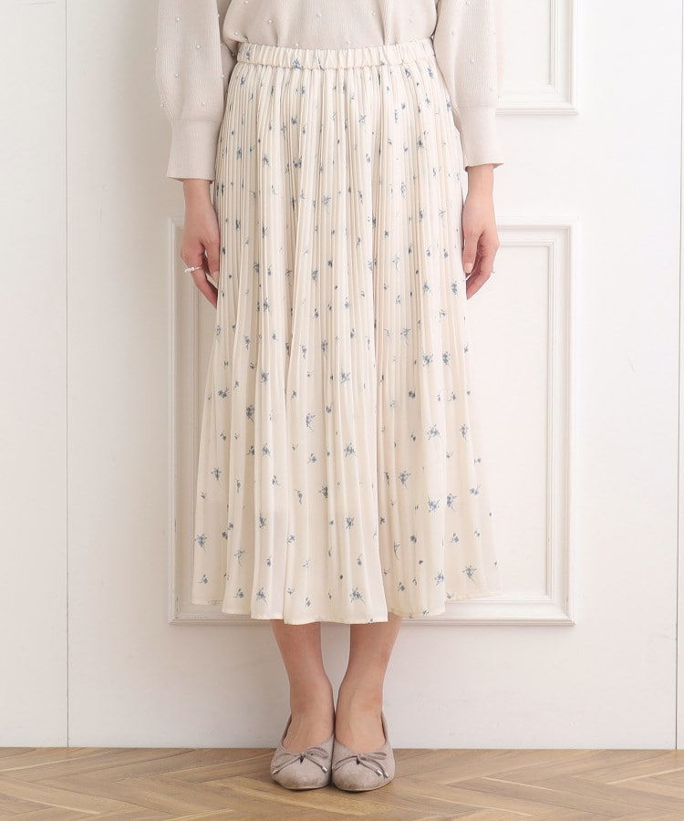 クチュールブローチ(Couture Brooch)の花柄プリーツスカート23