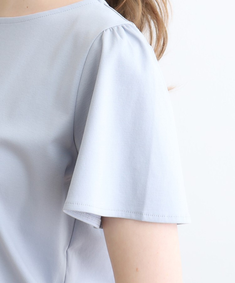クチュールブローチ(Couture Brooch)の【マシンウォッシャブル】フラワーパフュームフレア袖Tシャツ48