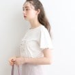 クチュールブローチ(Couture Brooch)の【マシンウォッシャブル】フラワーパフュームフレア袖Tシャツ6