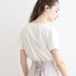 クチュールブローチ(Couture Brooch)の【マシンウォッシャブル】フラワーパフュームフレア袖Tシャツ7