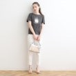 クチュールブローチ(Couture Brooch)の【マシンウォッシャブル】フラワーパフュームフレア袖Tシャツ14