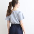 クチュールブローチ(Couture Brooch)の【マシンウォッシャブル】フラワーパフュームフレア袖Tシャツ35