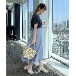 クチュールブローチ(Couture Brooch)の【マシンウォッシャブル】フラワーパフュームフレア袖Tシャツ19