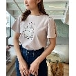 クチュールブローチ(Couture Brooch)の【マシンウォッシャブル】フラワーパフュームフレア袖Tシャツ29