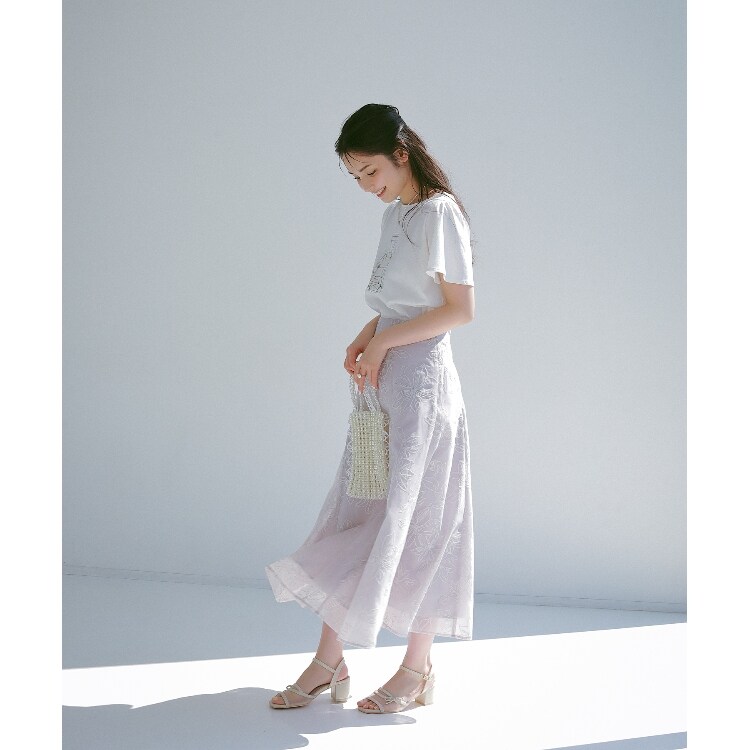 クチュールブローチ(Couture Brooch)のクレマチス エンブロオーガンスカート マキシ・ロングスカート